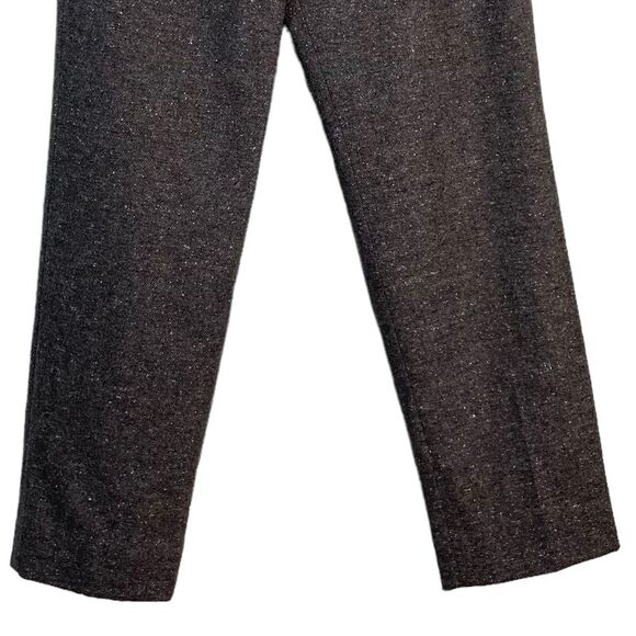 Vintage Pendleton Extra High Rise Wool Silk Blend Brown Pants Dark Academia 6P - Picture 3 of 9